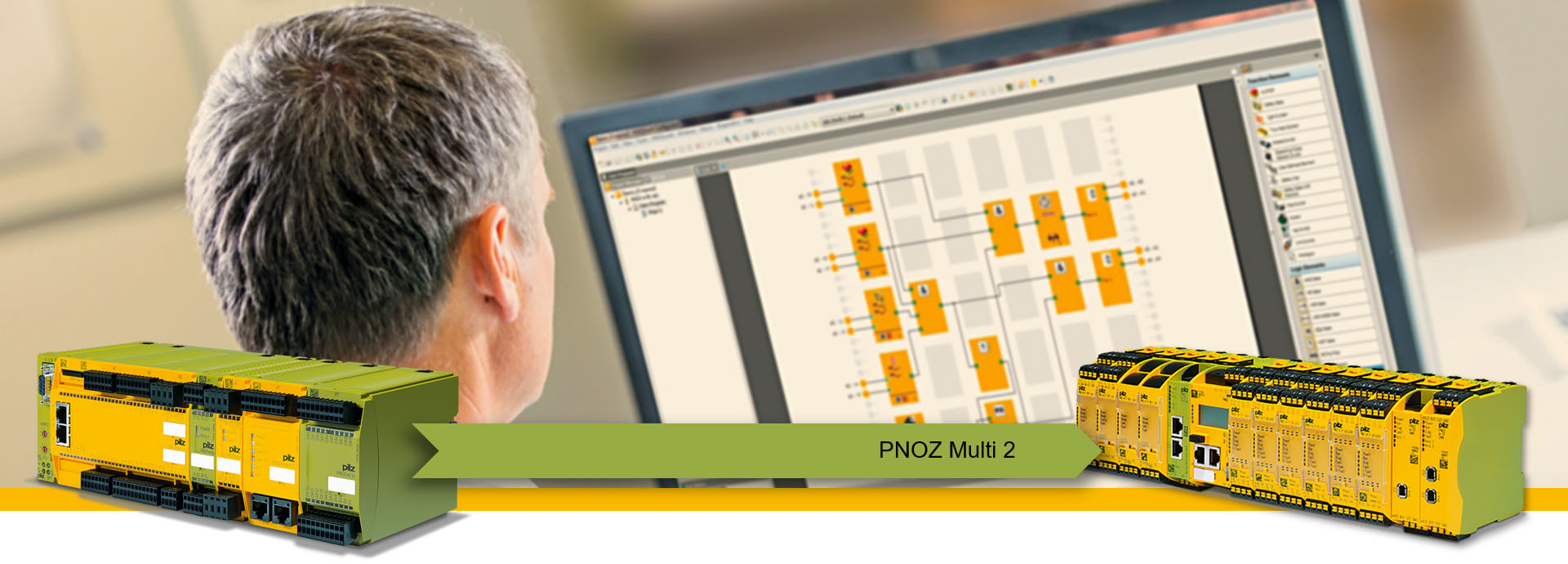 Bekijk hier welke PNOZmulti 2 voor u het best geschikt is.